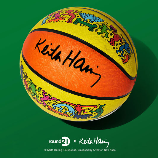 Official Keith Haring All are Welcome basketball