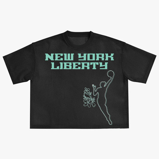 New York Liberty Sporty Mesh Top