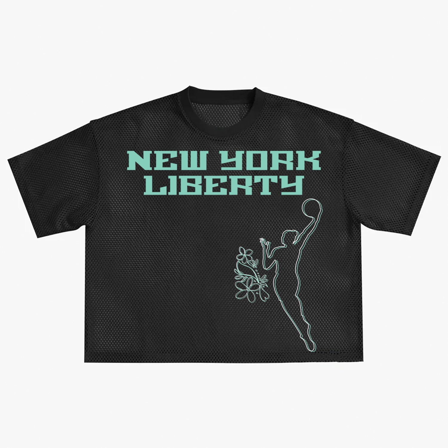 New York Liberty Sporty Mesh Top