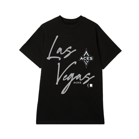 Las Vegas Aces Script Sizzle Tee