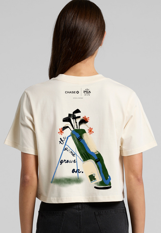 Game Grows on Crop Tee