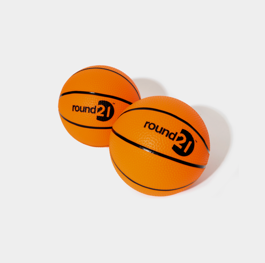2-pack mini basketballs